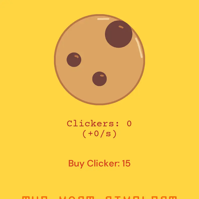 Simple Clicker Game by @SpeedrunnerDude