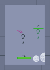 Stick man fighting test