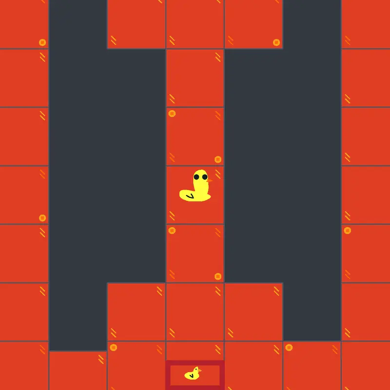Duck simulator by @o0o0o0