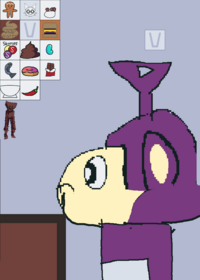 Feed tinky winky