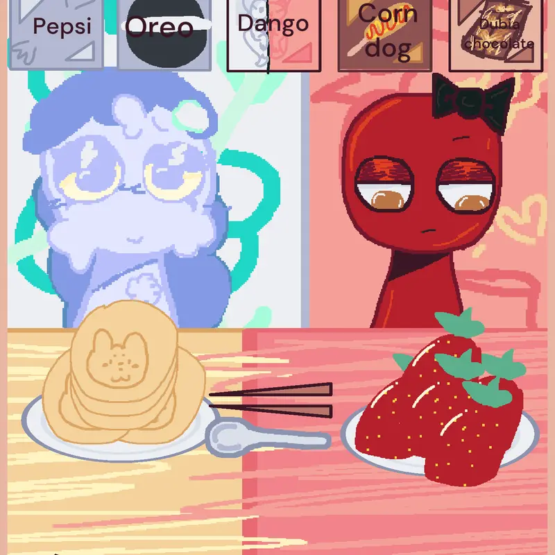 Oc mukbang! by @Gnarpz_Archives