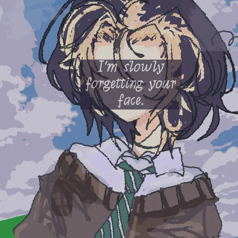 I'm slowly forgetting your face. by @Reggielus001