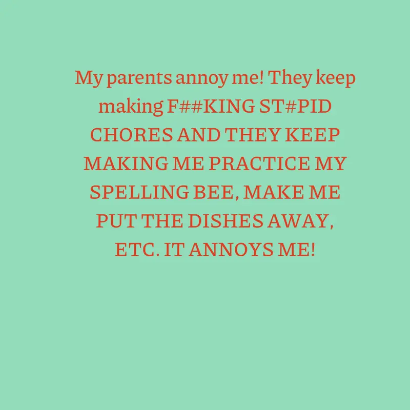 MY PARENTS MAKE TOO MUCH CHORES by @DaryllTheIceKing