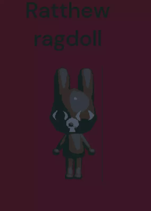 Ratthew ragdoll!!! 👀🖤 by @frogg_girl