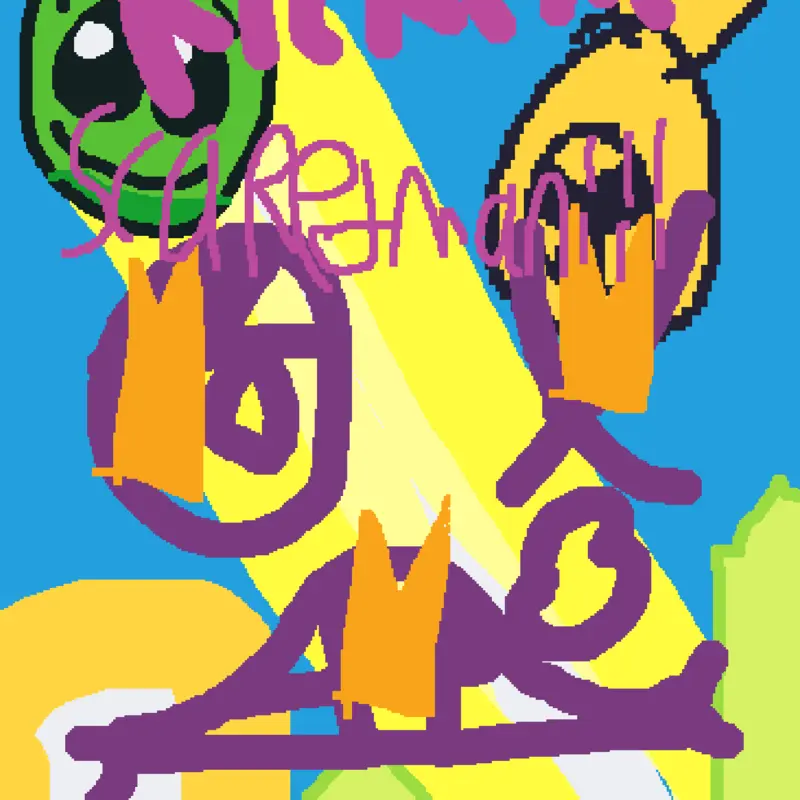 kick the Scaredman!!!! by @D1OR