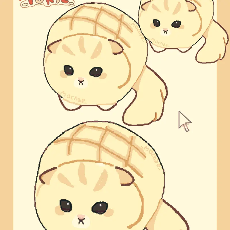 kitten bread🍦🧋 by @_Tokie_