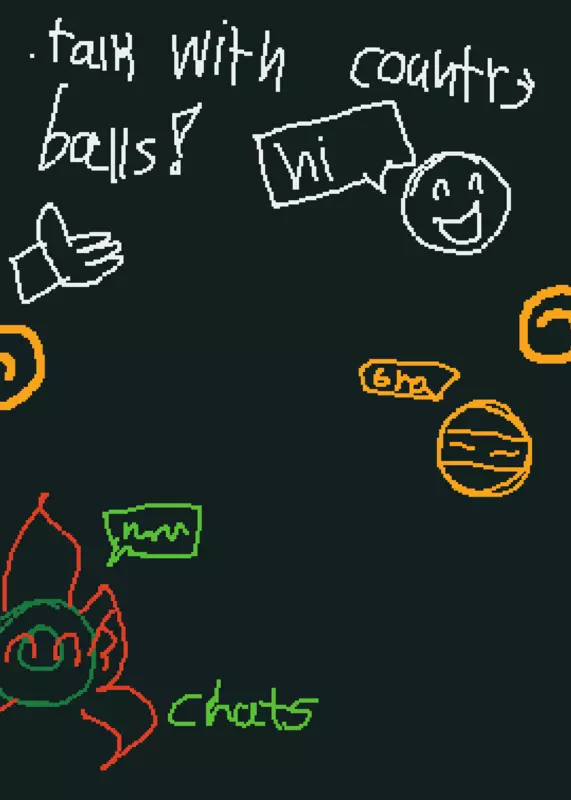Chat countryball by @sunpurpleflowersy
