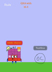 QNA with 16.5 numberblock