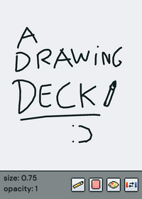 a Drawing Deck