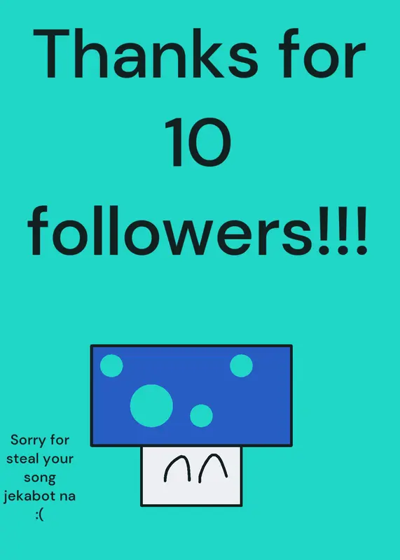 THANKS FOR 10 FOLLOWERS!!! by @mhstichgames
