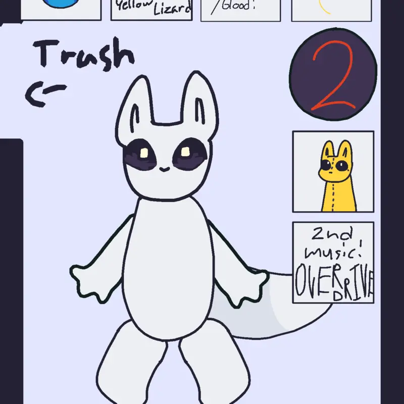 Slugcat Ragdoll 🤩😔🤔 WARNING, BLOOD!! by @dinotruxfan