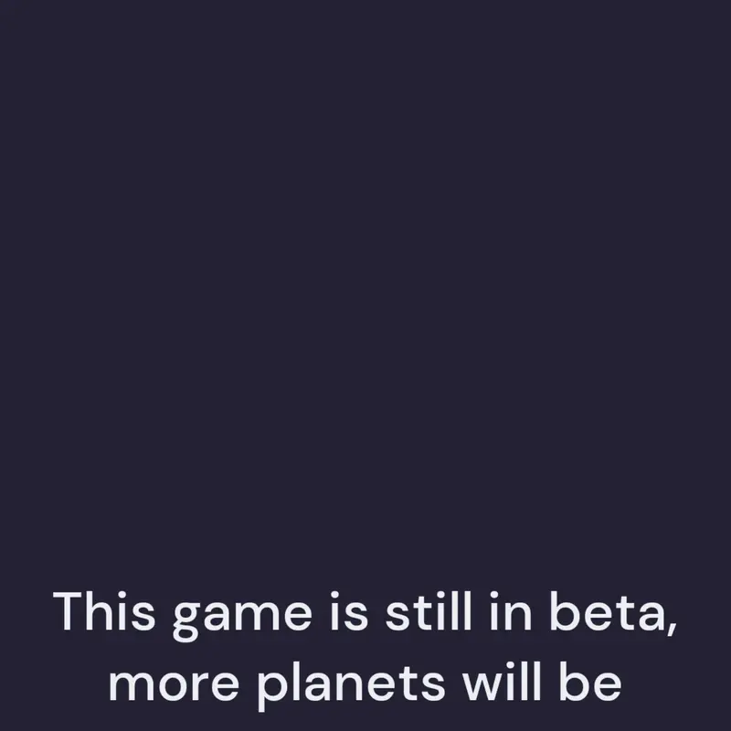 Game by @theplanets