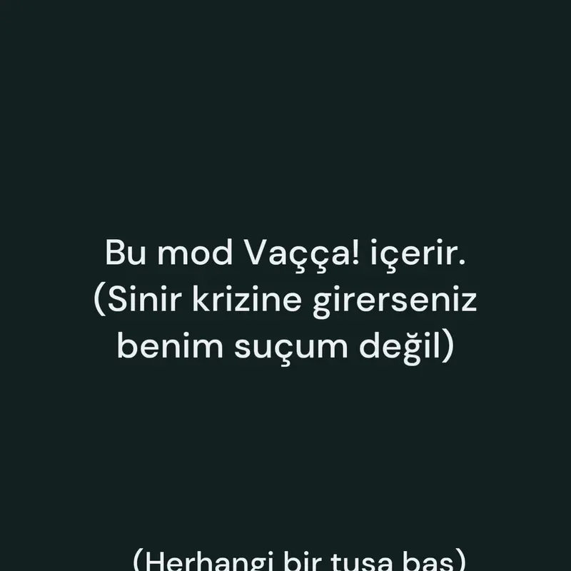 Vaçça Baldi Mod Kahretsin Çakması by @BayVacca