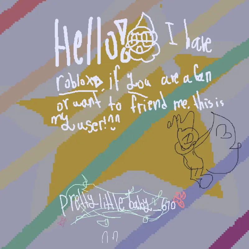 Roblox username! by @BL00M1NG3F10W3R31