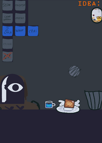 Feed character (igryshka papys)