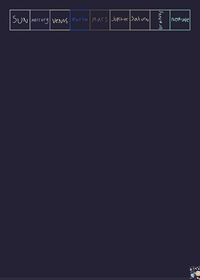 Yet another solar system simulator