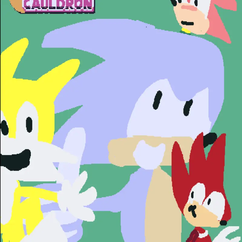 Sonic cauldron demake by @christoper_123