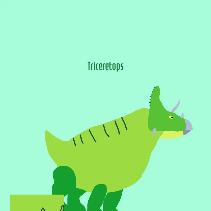Triceratops by @Kdrex