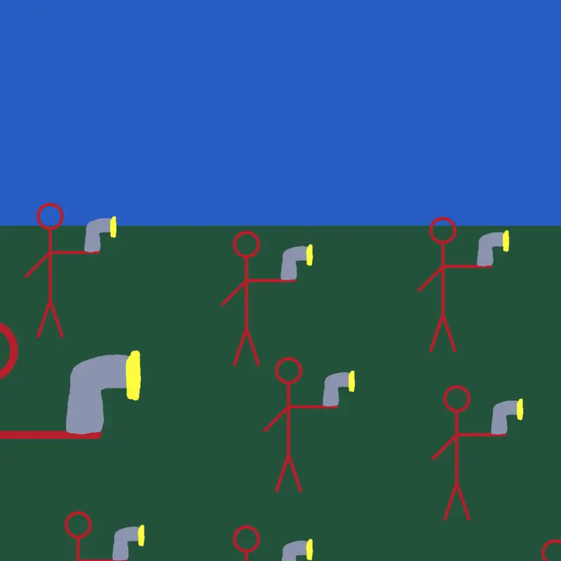 RUN FROM THE RED STICKMAN by @Alab061312