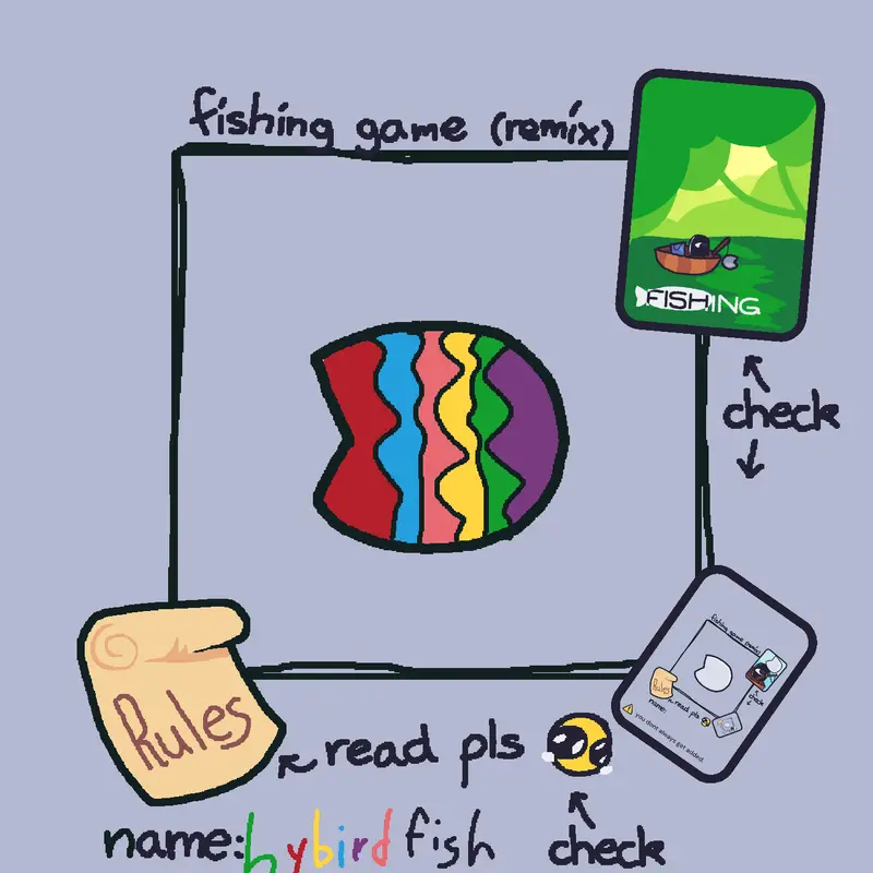 Fanmade fish or whatever by @daniellilo