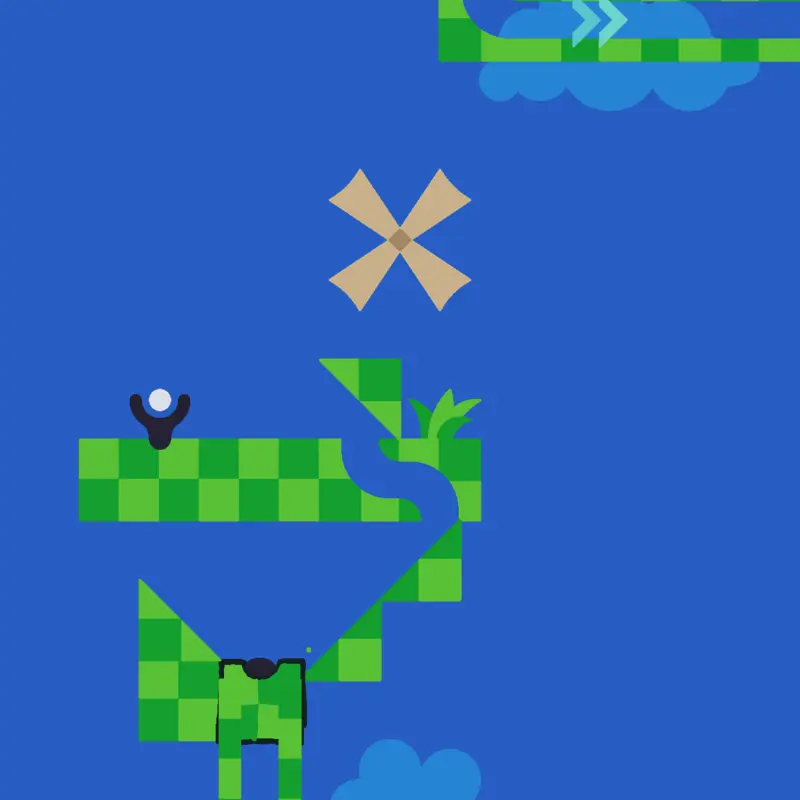 Cube in golf by @JoshuaRomero