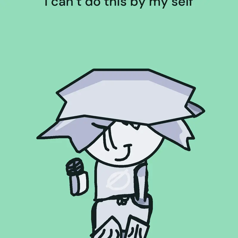 hi by @a_green_cube