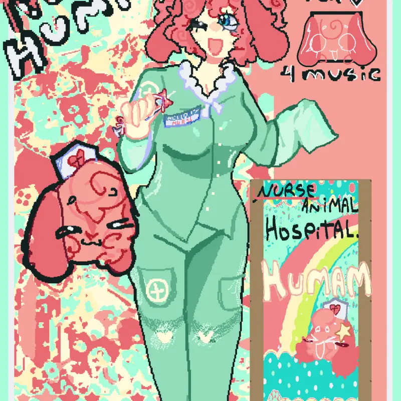 NURSE animal hospital human!!! <3 by @shell_bibbyXD