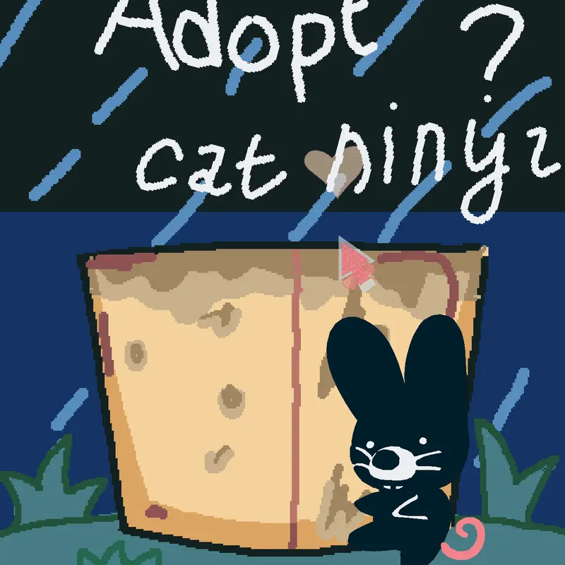 Adopsi cat ninja by @-ninya-