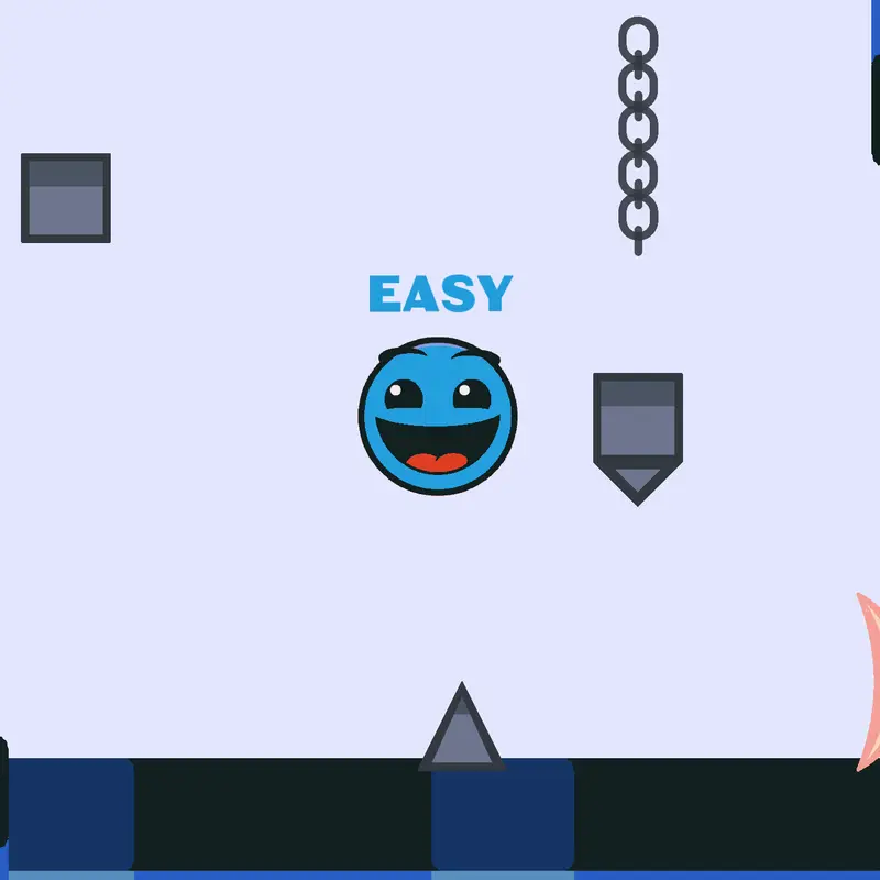 Geometry dash  untitled game by @isaac_rodrigues