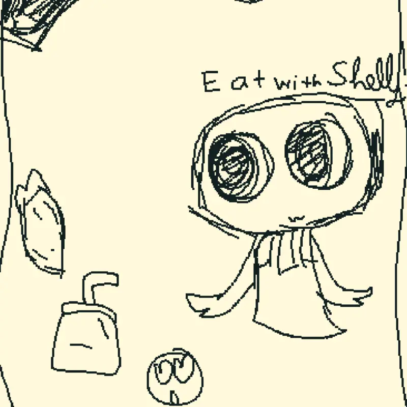 Shelly eating game by @catarsthebest