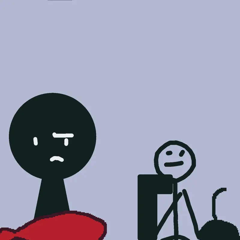 REALLY mad dummy and stickman says AAAAA by @agus3099999
