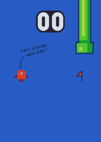Milky's Flappy Bird