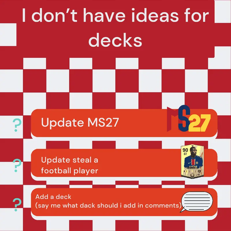Give me ideas please by @Islam_10