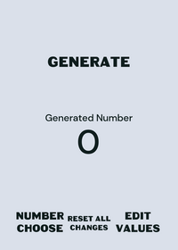 Number Generator