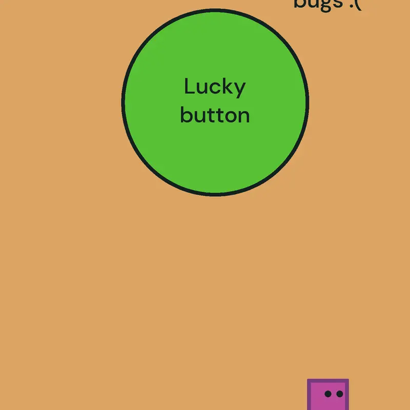 Lucky button by @bugbub4189