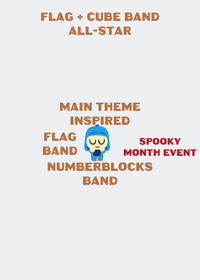 Flag + cubes band all star