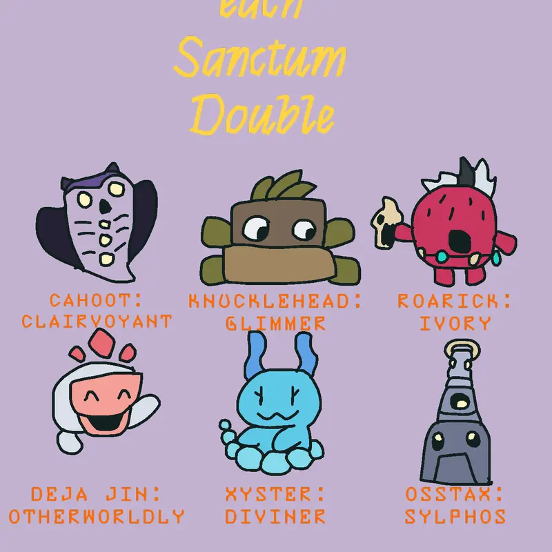 Words for the Sanctum Doubles by @RaibonVCB