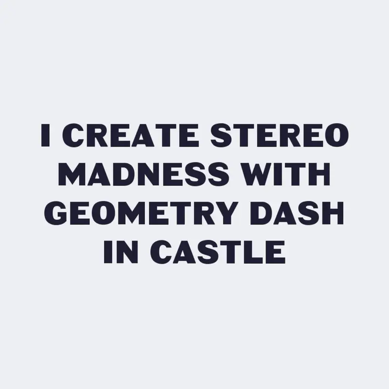 Geometry dash by @M7ruczek