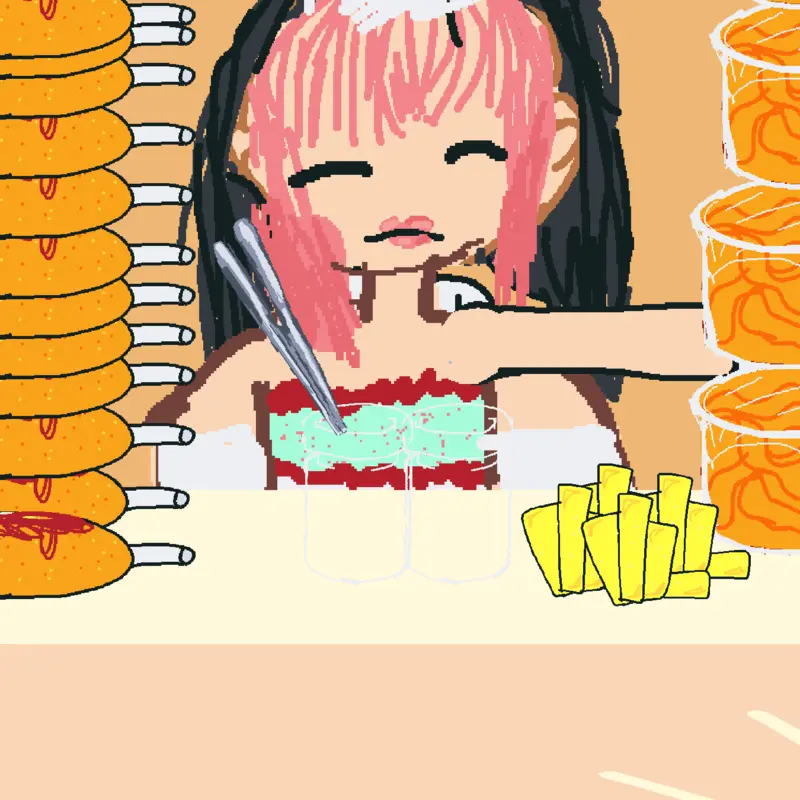 MEI MEI EATING by @PatienceSmith