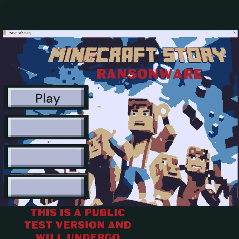 Minecraft Story mode ransonware Remake by @Salemdevgames