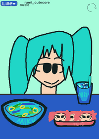 Mukbang miku
