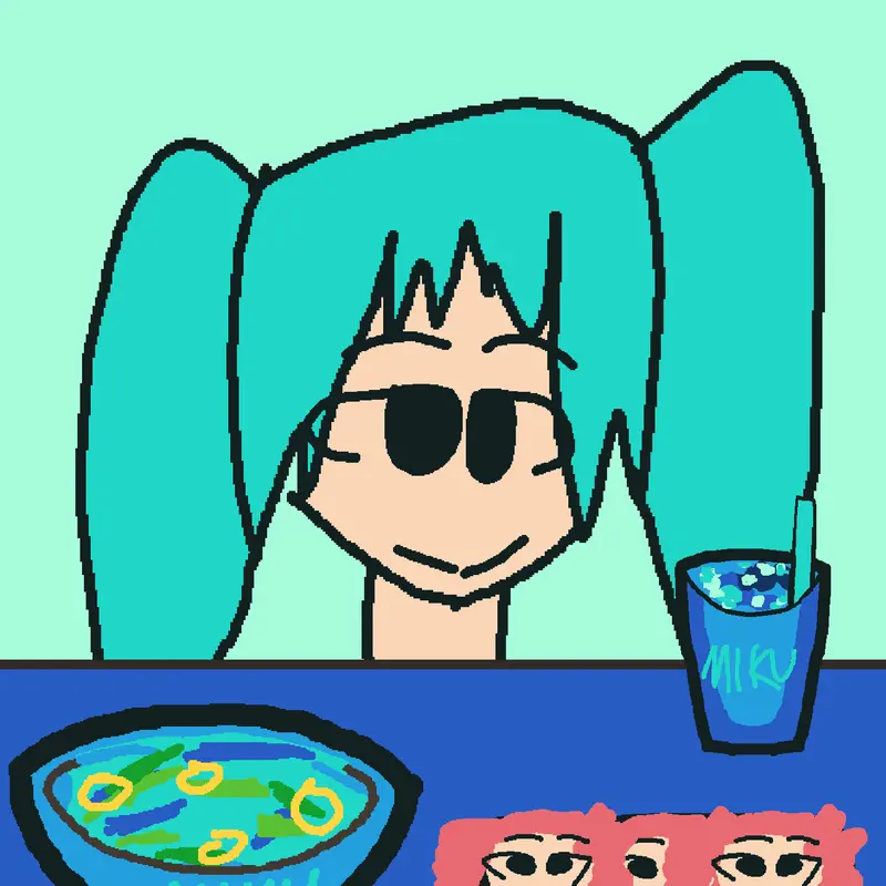 Mukbang miku by @Mukbang--rumi
