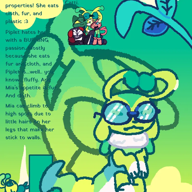 Mia the Caterpillar! by @Pipletz_OG