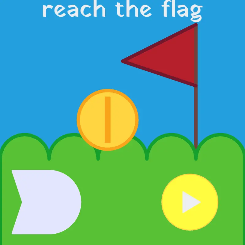 Help Character reach the flag by @IWannaCastle