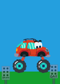Wheely monster truck