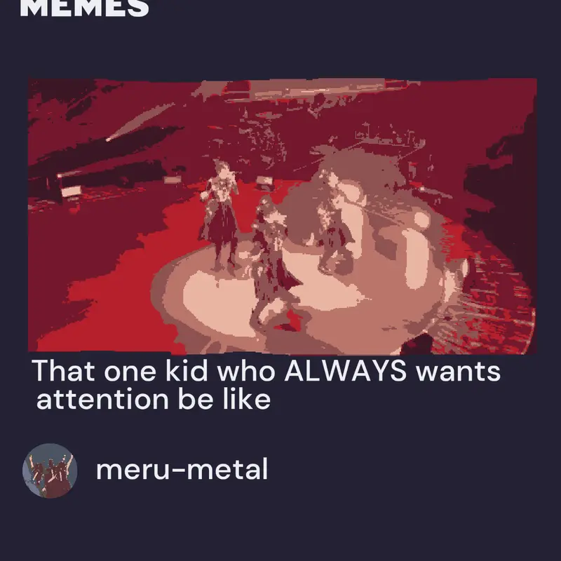 That one kid in class be like by @meru-metal