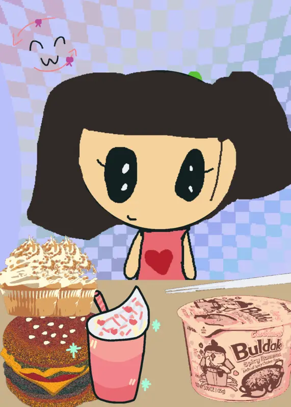 Miel mukbang yummy (do not copy!) by @MielIdos