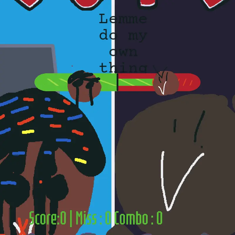 V vs V pibby glitch by @ValentinSantos