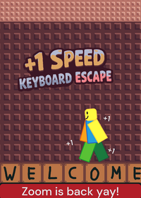 +1 speed keyboard escape obby