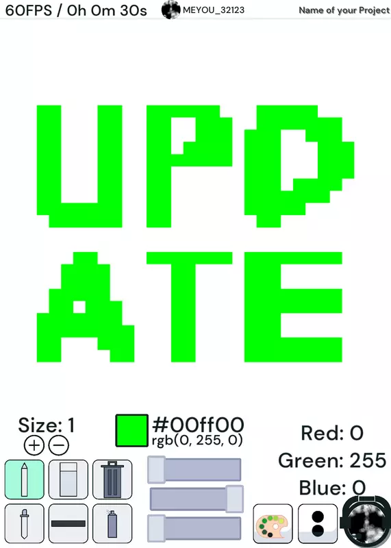 RGB PIXEL DRAWING by @MEYOU_32123